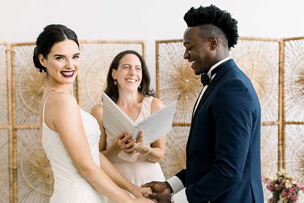 Rev. Karin of Philadelphia Officiants - Photo by Samantha Jay Photography