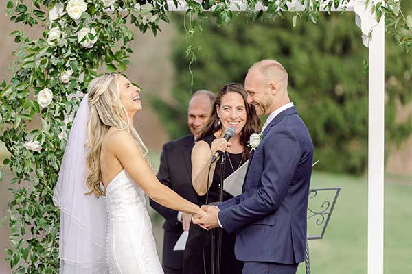 Rev. Karin, Philly Wedding Officiant - Photo by Sarah Canning Photography