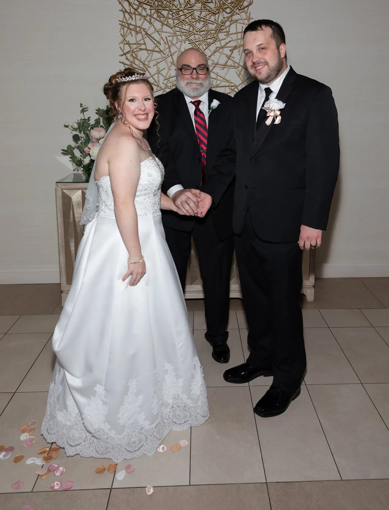 Rev. Mark officiating for Steve and Brandy in Philadelphia PA