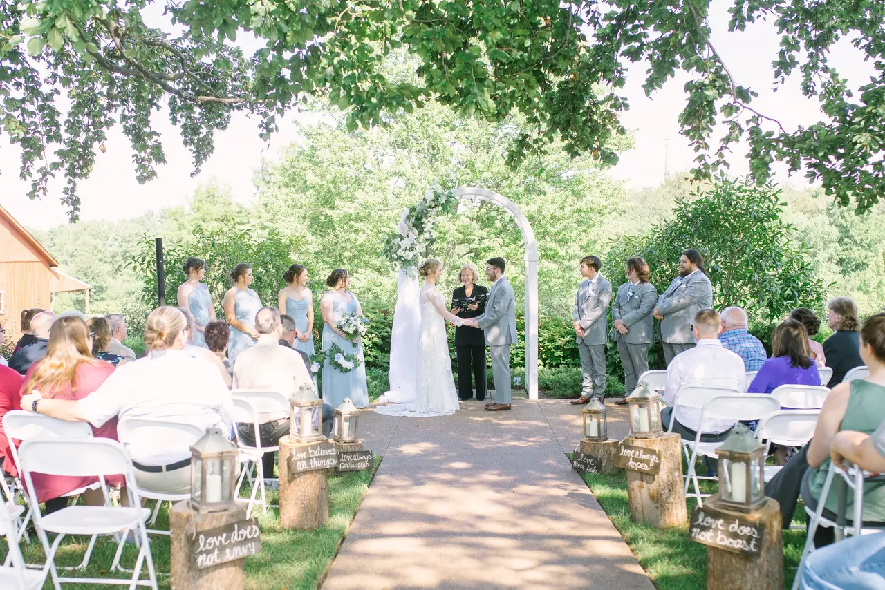 Rev. Dana officiating in Butler, PA