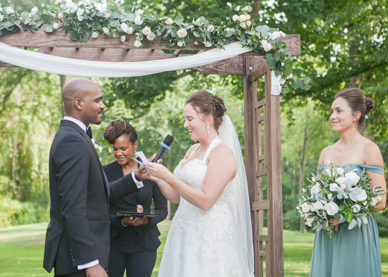 Rev. Roxie marrying a bride named Roxie in Virginia