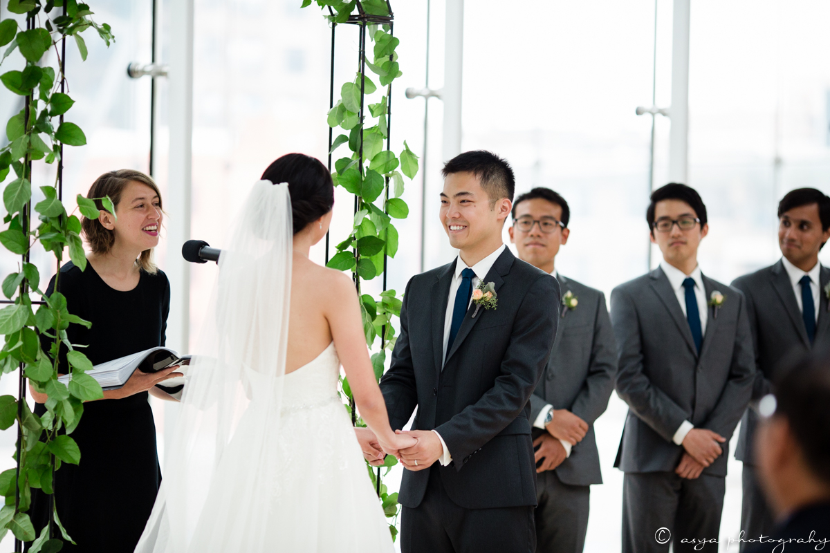 Maiga officiating a wedding