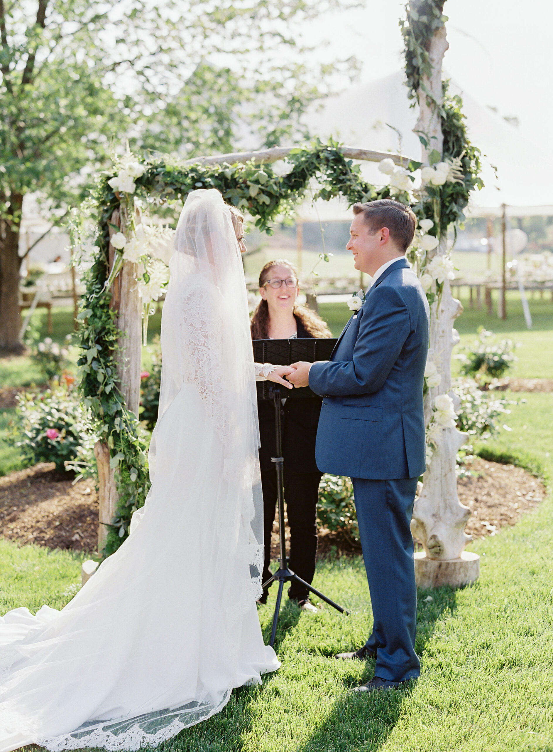 Rev. Alice performing a ceremony in Virginia