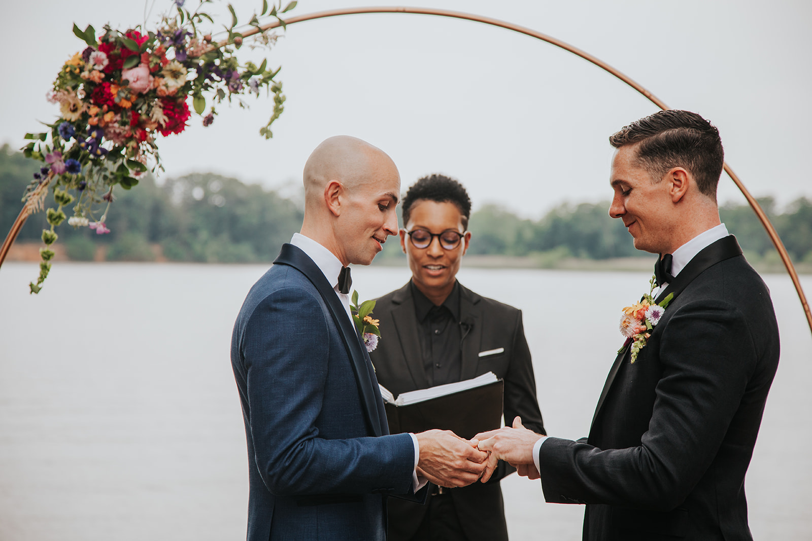 Rev. Kiana officiating in DC