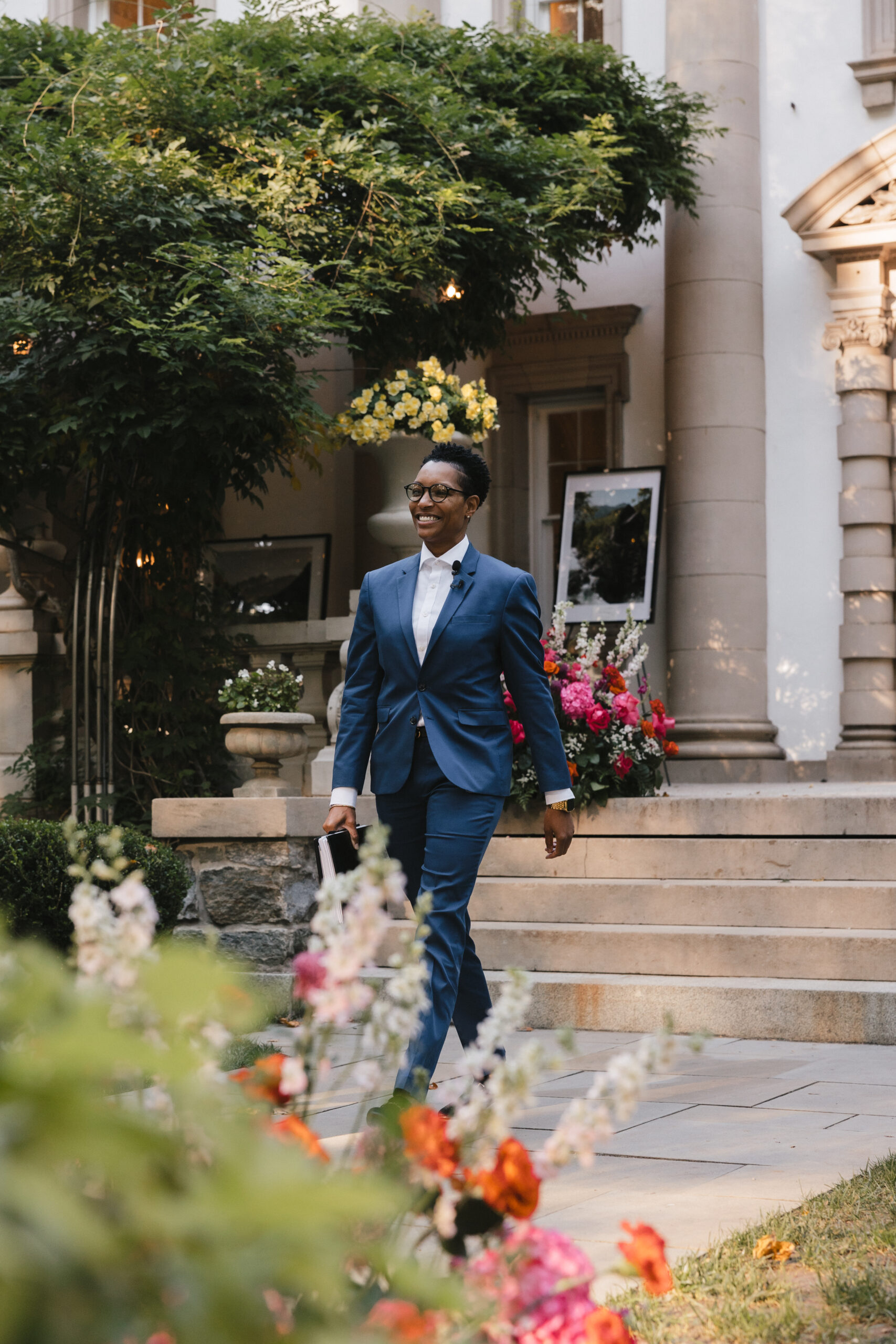 Rev. Kiana officiating