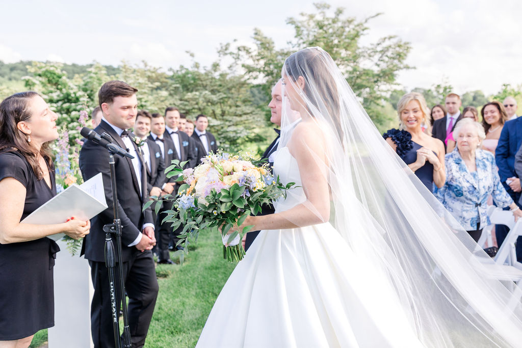 Karin at Kelly and Roberts Wedding in Philadelphia