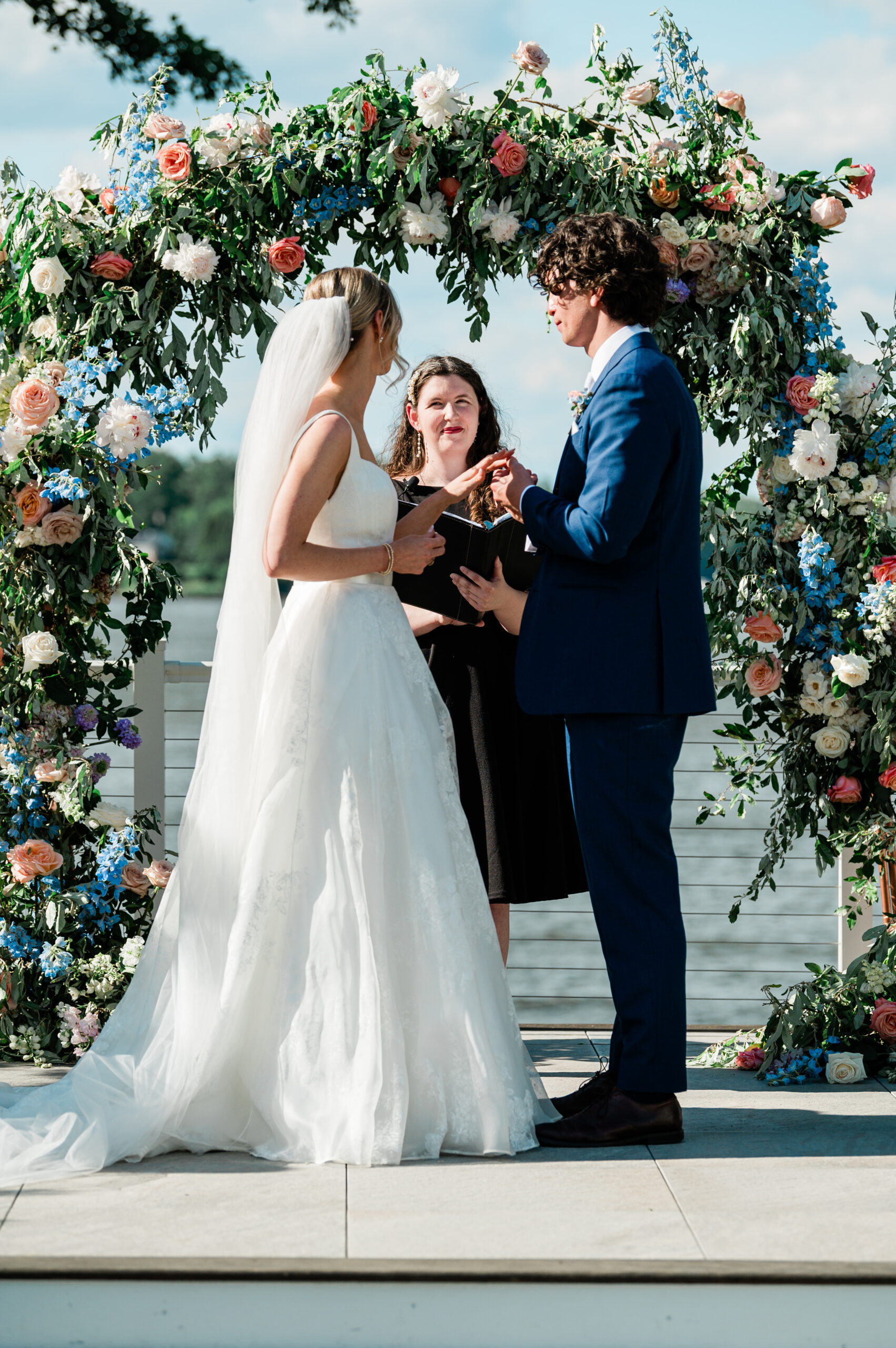 Rev. Katie officiating in Maryland